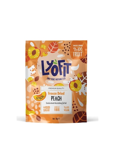 Lyofit Food Freeze Dried Şeftali 15 G