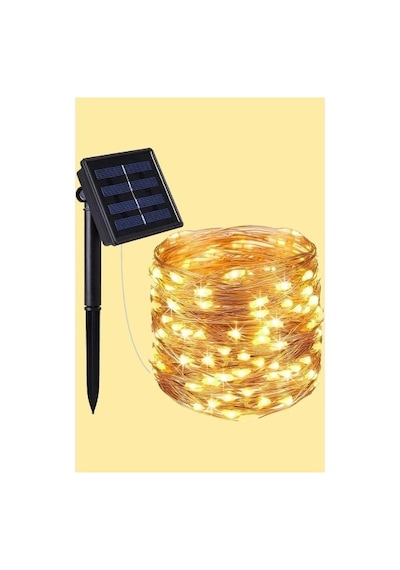 Hubrendy Emin Güneş Enerjili 200 Led Dış Mekan Aydınlatma Şeridi