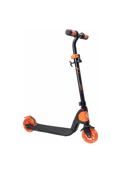 Evo 2 Tekerlekli Katlanabilir Light Speed Işıklı Turuncu Scooter