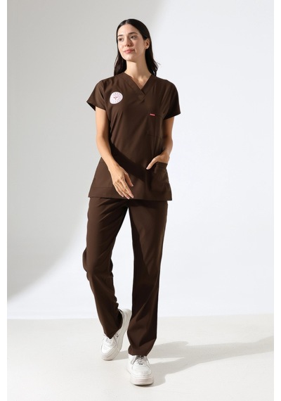 Bflex Unisex Likralı Yarasa Kol Takım - 6436 Kahve