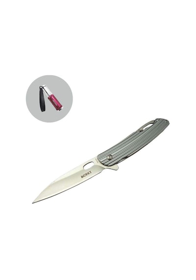 Crkt Serisi K241xxp- 23 CM Gri Kancalı Kamp Çakı Jobon Ki Çok Renkli