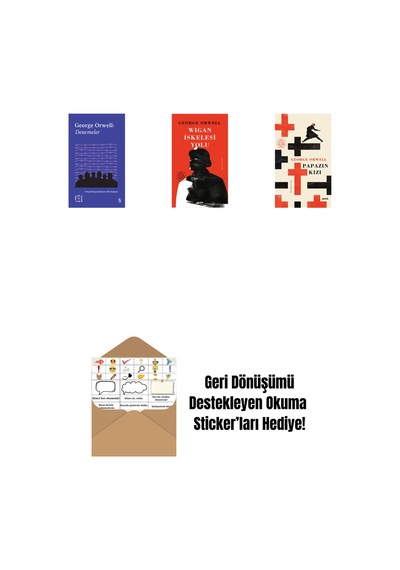 Everest Açıkhava 24 - Denemeler + Wigan İskelesi Yolu + Papazın Kızı Ciltli + Okuma Sticker'ları