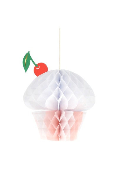 Meri Meri - Honeycomb Cupcake Decorations - Petek Cupcake Süsleri - 4 Adet