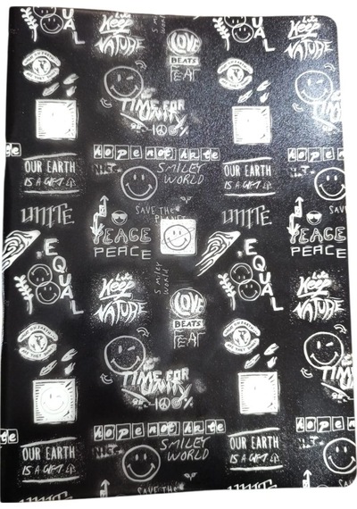 My Note Smiley 40 Yp Çizgili Defter Smiley6020-ç-siyah Beyaz