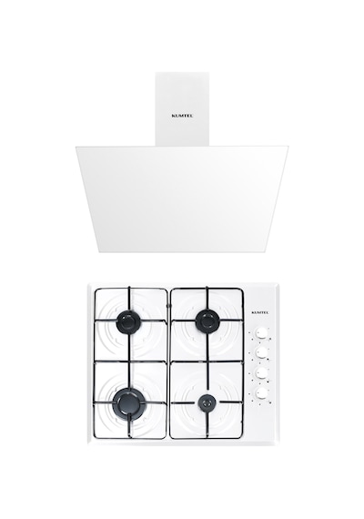 Kumtel M6-40BF - DA6-833 Beyaz 2'li Ankastre Set