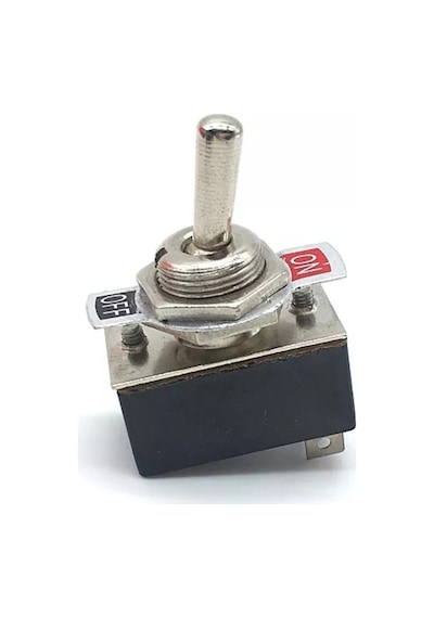 10 Adet Ic-149 12Mm Toggle Switch Orta Boy On-Off 2 Bacakli