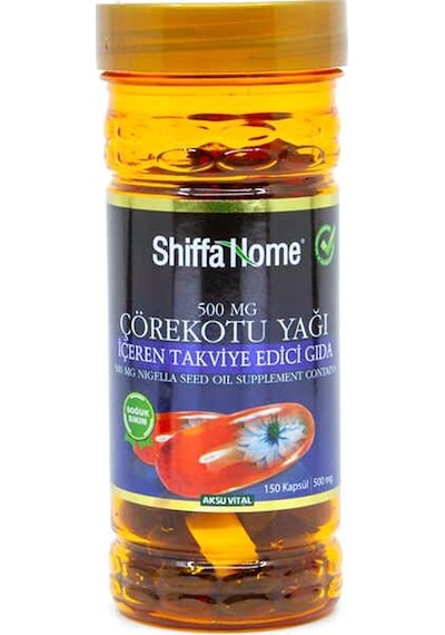 Shiffa Home Çörekotu Yağı İçeren Takviye Edici Gıda 150 Kapsül &