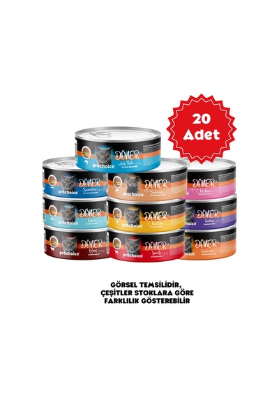 Prochoice Döner Bites Sos İçinde Karışık Set Yetişkin Kedi Konservesi 70gr X 20 Adet