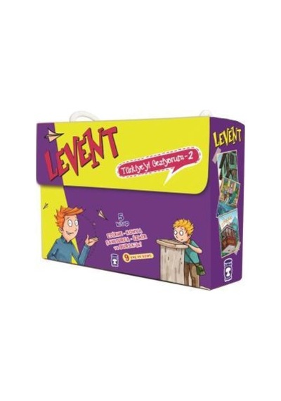 Levent Türkiyeyi Geziyorum 2 Set - 5  Kitap