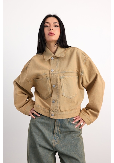 Vigoss Action Kadın Denim Ceket 46672-73588 Açık Mavi