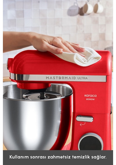 Karaca Mastermaid Chef Ultra D2000 W Dijital Ekranlı Hamur Yoğurma Makinesi