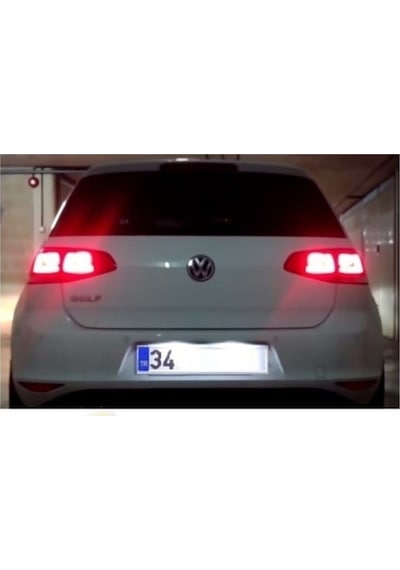 Vw Golf 7 Beyaz Led Plaka Lambası Ampul Seti T10 W5w