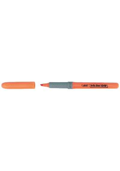 Bic Fosforlu Kalem Brite Line Grip Turuncu Kalem Tipi 811 933 Çok Renkli