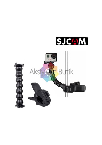 Sjcam Sj4000 Sj5000 Jaws Esnek Mandallı Bağlantı Aparatı