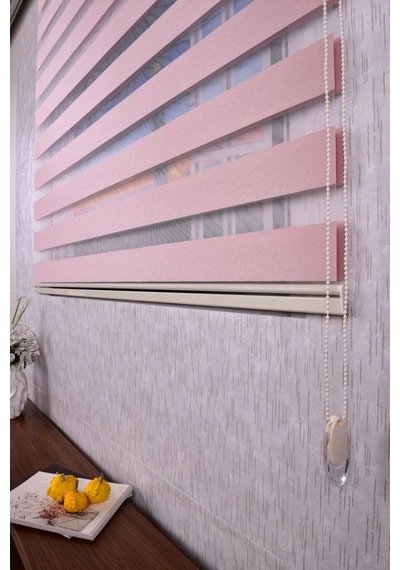 Pudra Düz Etek Dilimsiz 714 Pudra Zebra Stor Güneşlik Perde Pudra Düz Etek Dilimsiz 714 Pudra Zebra Stor Güneşlik Perde