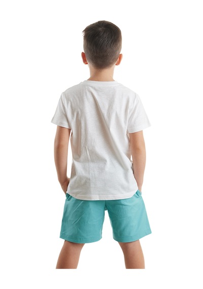 Timsah Erkek Çocuk T-shirt Gabardin Şort Takım