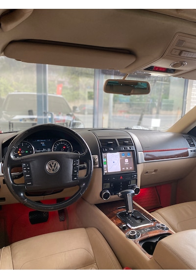 Volkswagen Touareg 2003-09 9" Uyumlu Androıd Multimedya Gerçek 2/32 Kablosuz Carplay Geri Görüş Kameralı 9"