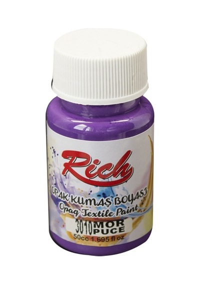 Rich Opak Kumaş Boyası 50 Cc. 3010 Mor