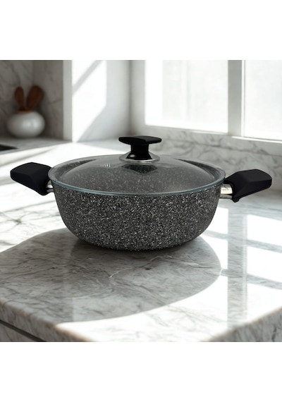 Vivaldi Granit Basık Tencere 26 Cm