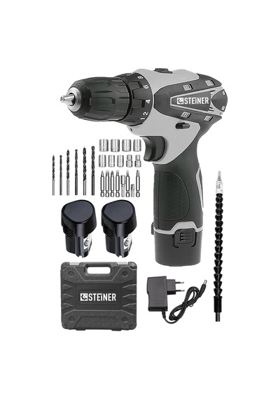 Steiner Germany Technology 36 V Metal Şanzıman Çift Akülü Şarjlı