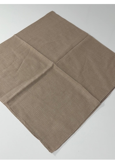 Miray Pano Pamuk Eşarp - 95 X 95 - 0620 Açık Vizon
