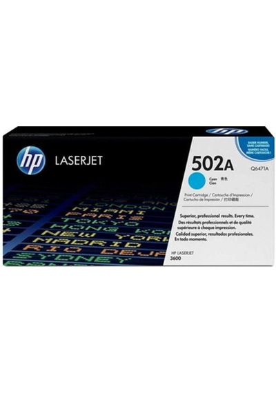 Hp 502A-Q6471A Mavi Toner Hp 3600