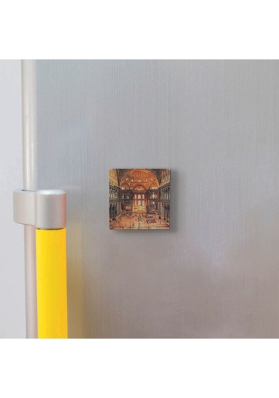 Ayasofya Camii İçi Baskılı Taş Magnet 5x5