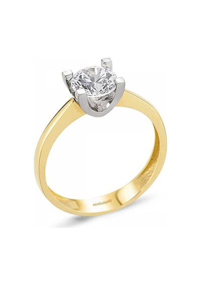 Altın Tektaş Yüzük 14K Swarovski 293360981