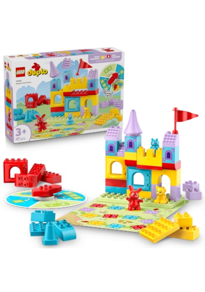LEGO® DUPLO® Hopsy’nin Kale Oyunu 10450 - 3 Yaş ve Üzeri Çocuklar için 3 Hayvan Figürü İçeren Eğitici Oyuncak Yapım Seti (47 Parça)