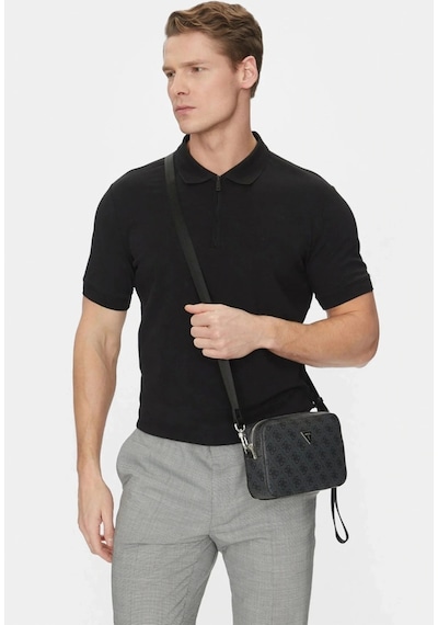 Guess Mılano Mını Camera Bag Erkek Siyah Omuz Çantası Pmmılop5245-bla Siyah
