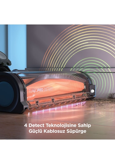 Shark IA3241EUT PowerDetect Speed Clean & Empty Auto Empty Sistemli Pet Başlıklı Şarjlı Dikey Süpürge
