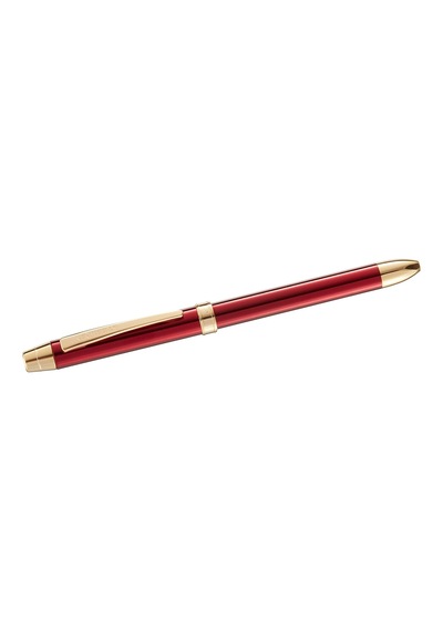 Steelpen 430-3 3 Fonksiyonlu Tükenmez Kalem Kırmızı Çok Renkli