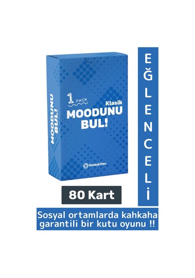 Eğlenceli Genç Yetişkin Arkadaş Yılbaşı Sosyalleşme Özel Gün Moodunu Bul-klasik Oyun Kartları 80kart