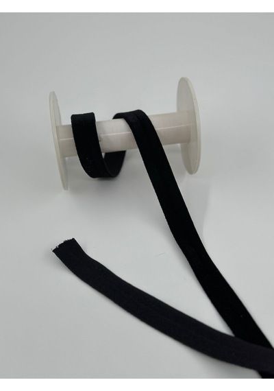 2 Cm Likralı Kadife Esnek -5 Metre-siyah