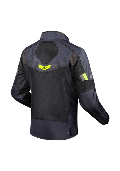 Ls2 Blade Air Mavi-neon Sarı Yazlık Motosiklet Montu