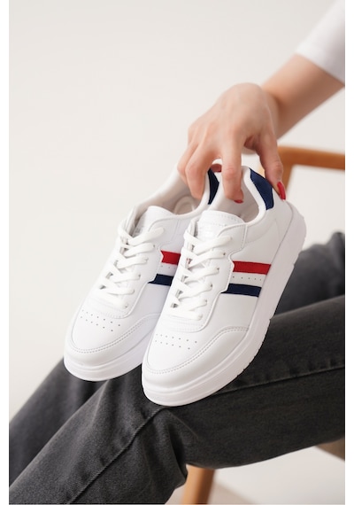 Daxtors Daxors D163 Günlük Ortopedik Kadın Sneaker Spor Ayakkabı Kırmızı