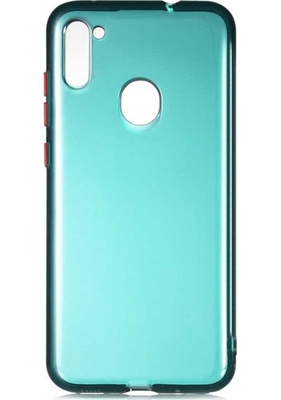 Galaxy M11 Kılıf Zore Bistro Kapak Koyu Yeşil