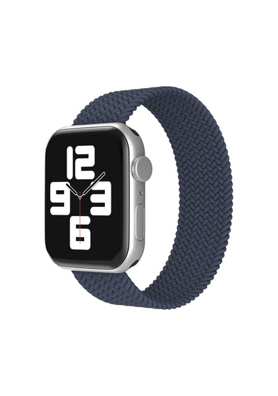 Apple Watch 38mm Ayarlı Solo Silikon Kordon - Lacivert Diğer