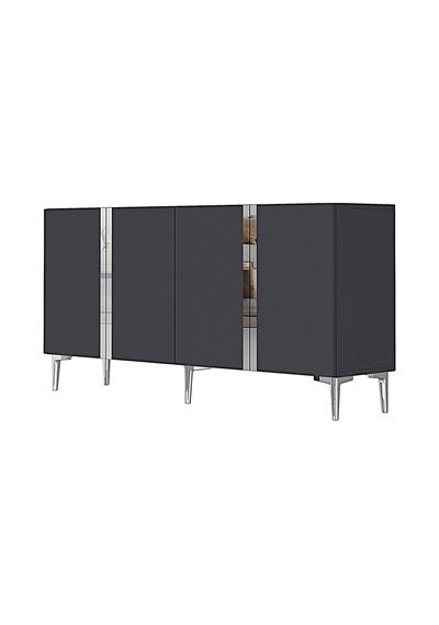 Ka1598as Anka150 Konsol, Kahve Köşesi, Tv Sehpası Ve Dolap Antrasit - Sılver 150cm Ka1598as Anka150 Konsol, Kahve Köşesi, Tv Sehpası Ve Dolap Antrasit - Sılver 150cm