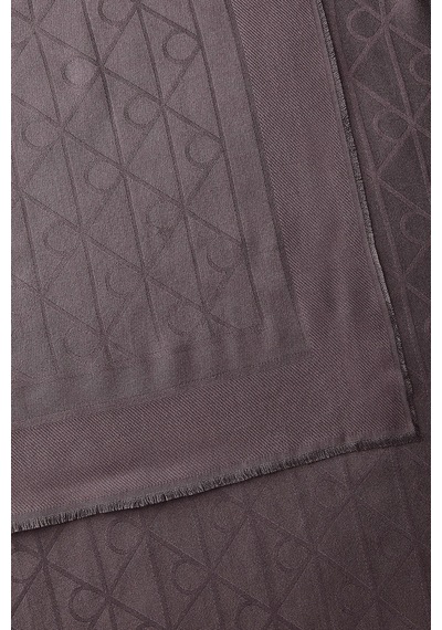 Calvin Klein Logo Monogramlı Şal Lv04f8096gbap Kadın Şal Lv04f8096g Bap Bordo