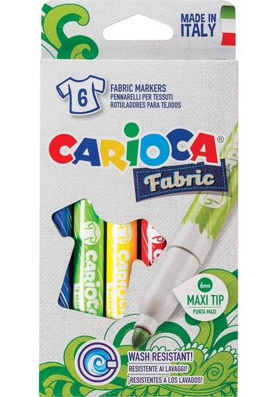 Keçeli Kumaş Boya Kalemi Maxi 6'li Diğer