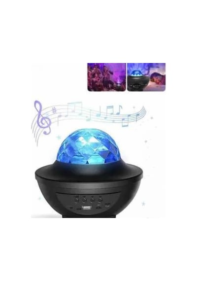 Masa Ve Gece Lambası Renkli Projektör Işıklı Disko Topu Bluetooth Hoparlör 99815842