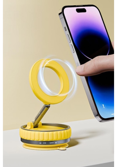 Torima JX-056 Manyetik 180 Derece Dönebilen Ve Katlanabilir Telefon Tutucu Siyah