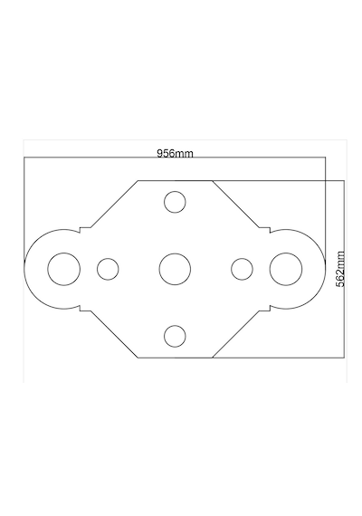 Motifpiyer Tavan Led Spotlu Göbeği-52-55x95cm-sekizgen