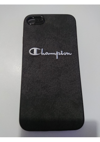 Apple Uyumlu iPhone 8 Ios Cep Telefonu Nubuk Champion Kılıf Siyah Bey...