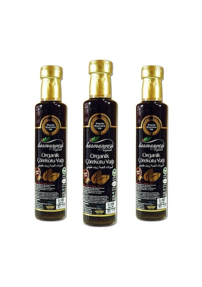 Harmanyeri Organik Çörek Otu Yağı 3 x 250 ML