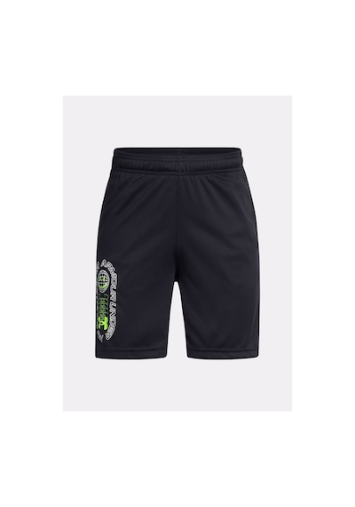 Under Armour Lastikli Bel Normal Siyah Erkek Çocuk Şort 1390017-001-ua Tech Summer Short Siyah