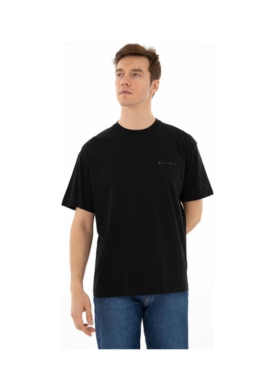AR-MA Arma Erkek Oversize Bisiklet Yaka Tişört Y25344403101 001