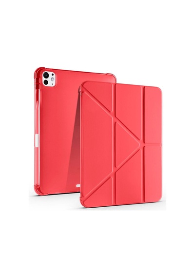 Aksesuarcim Apple iPad Uyumlu Pro 11 2024 İle Uyumlu Kılıf Silikon Yumuşak Kalem Bölmeli Esnek 4 Farklı Stand Olabilen Tablet Kılıfı Kırmızı Sku: Zeusb0fhj721dj Arka Kapak Aksesuarcim Apple iPad Uyumlu Pro 11 2024 İle Uyumlu Kılıf Silikon Yumuşak Kalem Bölmeli Esnek 4 Farklı Stand Olabilen Tablet Kılıfı Kırmızı Sku: Zeusb0fhj721dj Arka Kapak