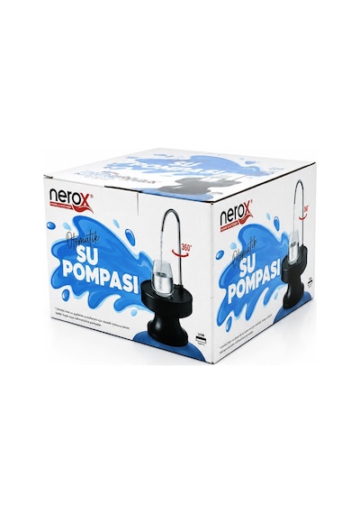 Usb Şarjlı Otomatik Damacana Su Pompası 360 Başlıklı Standlı
